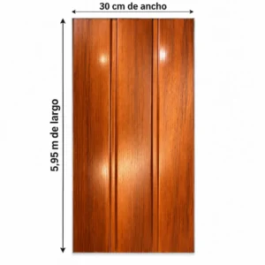 CIELO RASO 149-3 CAFE ACANALADO